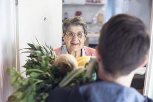 Delivering Groceries To The Elderly